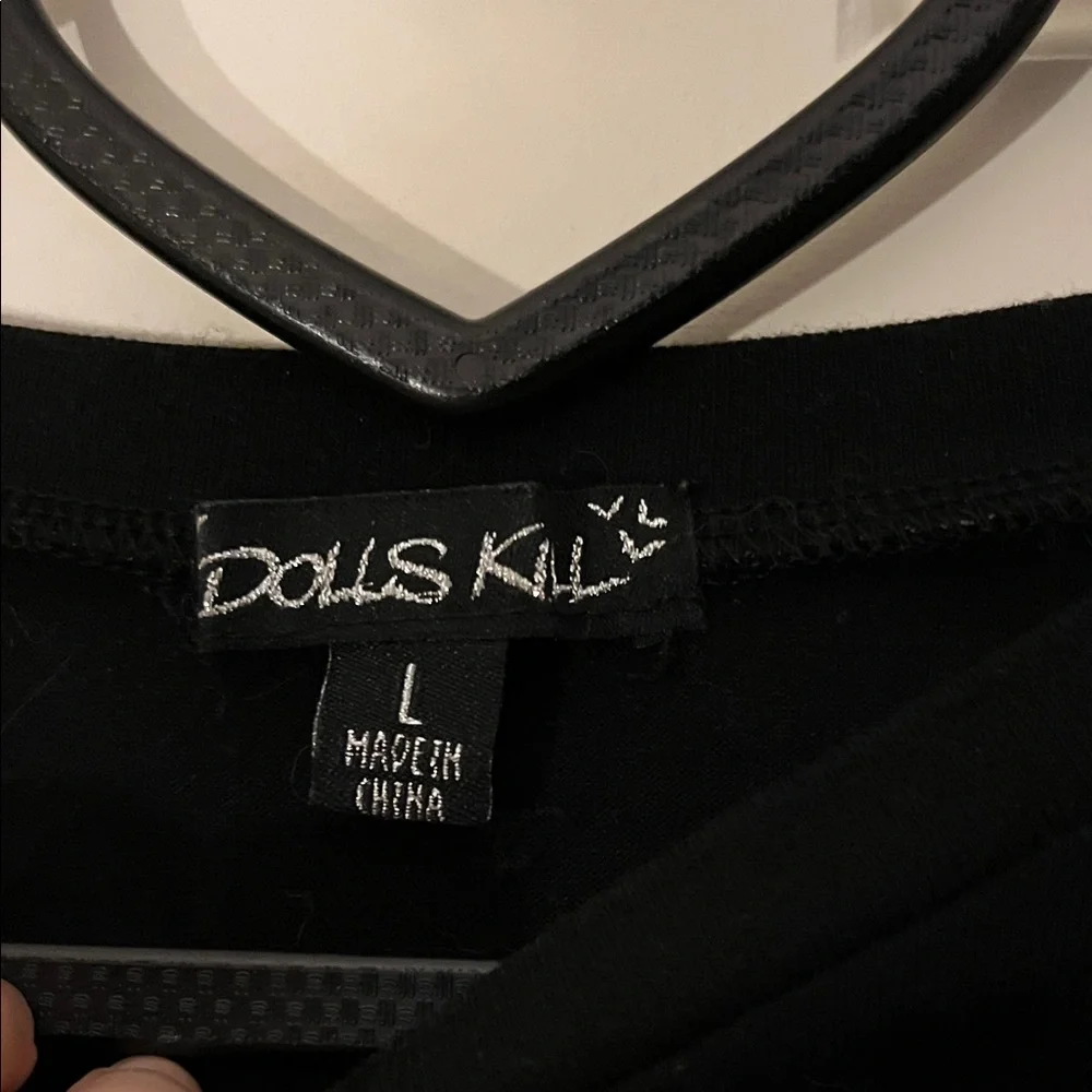 Bad Witch Black Baby Tee with Red Graphic - Picture 2 of 3